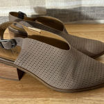 Lucky Brand Lucky‎ Brand Lideton Tan Heeled Mule Size 8.5 Photo 0
