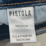 Pistola RUMI Blue Distressed Denim jean mini Skirt Size 26 Photo 5