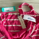 Nine Britton  Gwendolyn Cropped Knit Top Pink Large NWT STITCH FIX Photo 4