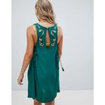 Free People  Intimately Embroidered Mini Sleevless Crepe Tunic Dress EUC Sz M Photo 13