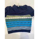 Free People FP Movement Mountain Mama Striped Layering Stretchy Crop Top NWOT Sz XS Navy Photo 9