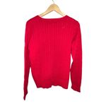 st. john's bay St. John’s Bay Red Long Sleeved Round neck Women’s Sweater Size Large Photo 2