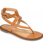 Journee Collection JOURNEE Tangie Sandal Women's Tan Sandals Photo 9