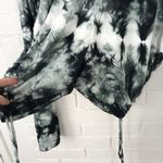 Young Fabulous and Broke Green Tie Dye Long Sleeve Ruched Cropped Top Size M Photo 5