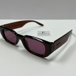 Small Retro Sunglasses / Burgundy Retro Sunglasses Purple Photo 1