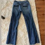 White House | Black Market Vintage low-waisted jeans with embroidered pockets Photo 0