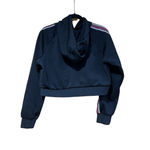 Forever 21 Women's Black Checked Long Sleeve Cropped Hoodie Size Small Size L Photo 4