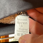 Black Cat Logo Fleece Lined Gray Leggings Super Warm Cozy Winter Pants Sz Small Photo 3