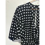 The Room Black White Polkadot V-Neckline Mini Loose Fit Romper Size Small Photo 6