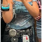 Urban Outfitters  Black Rhinestone Mini skirt Photo 2