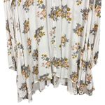 Free People  Swing Tunic Crepe Long Sleeve Dress White Gardenia Size Large Boho Photo 8