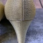 Vintage 50’s/60’s Miss America Gold Heels with Rhinestone Buckles Size 7.5 Photo 3