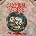 Cannibal Corpse Live Cannibalism Death Metal Band Tie-Dye LS Shirt Extra Large Photo 3