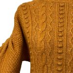 525 America  Airspun Cable Knit Sweater Dress NWT Honey‎ Caramel Photo 4