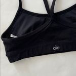 Alo Yoga Gratitude Alosoft Sports Bra Black Size Small Photo 5