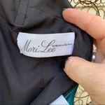 Mori Lee Y2K beaded sequin halter prom dress maxi gown teal black 5/6 Photo 3