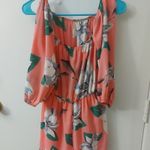 Sage  Pink Floral Print Romper No Size Bohemian Cottagecore Coconut Girl Festival Photo 5