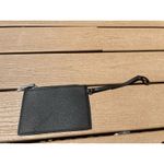 Rae Dunn  Makeup Bag Zippered Pouch Tassel Black Spell Out Wristlet Cosmetic NWOT Photo 3