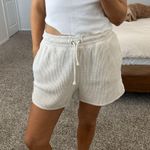 Aerie cream waffle shorts Photo 0