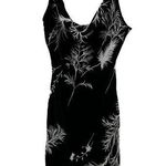 Teeze Me VTG  Slip Dress Cowl Neck Midi Flowy Spaghetti Strap Ruffle Hem Black S Photo 0