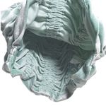 NWT Rotate Birger Christensen Aria Ruched Polkadot Velvet Mini Dress in BlueSurf Green Size 6 Photo 10