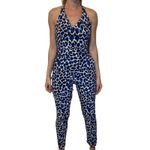 Karina Grimaldi  Animal Print Halter Open Back Jumpsuit Maximalism Photo 2