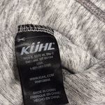 Kuhl  Lea Funnel Cowl Neck Pullover Sweatshirt Sz M Gray Kangaroo Pocket Photo 6