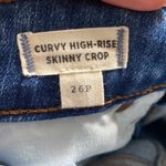 Madewell  Medium Wash Curvy High Rise Skinny Crop Jeans Size 26P Photo 5