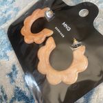 Mango NWT  Resin Pendant Earrings Photo 5