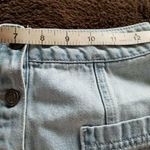 Forever 21  Denim Button Down Skirt Light Wash Blue Women's/Junior Size (S) Photo 4