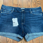 Paige  Indigo Denim Skirt Photo 0