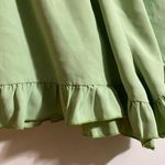 Princess Polly Light Green Ruffled High Elastic Waisted Shorts Women's Sz 4β Photo 3