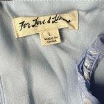 For Love & Lemons Periwinkle Sweetheart Heart Print Mini Dress Size L Large Photo 10