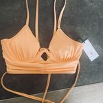 Shade & Shore Women's Shirred Keyhole derwire Bikini Top - Shade & Shc Photo 2