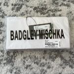 Badgley Mischka white slim quilted vegan long cards wallet NWT Photo 3