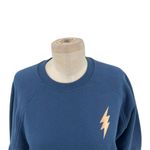 Spiritual Gangster  Peace Love Light Sweatshirt Long Sleeve Blue Rose Gold Medium Photo 2