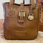 Dooney & Bourke Vintage Norwalk Leather Bucket Shoulder Bag Dark Tan / Lt Brown Photo 1