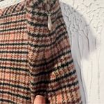Talbots  Wool Blend Brown and pink Plaid Skirt size 10 petite Photo 6