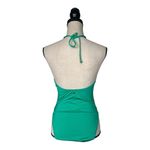 Sunshine 79 Green Gold Ring Halter Neck One Piece Swimsuit Size 10 Photo 3