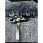 Free People Women's Rumors Cropped Denim Jean Jacket - Light Wash / Size Small Photo 4