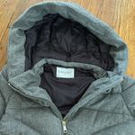 VIONNET Paris virgin fleece wool cashmere blend gray quilted long puffer jacket Size 4 Photo 1