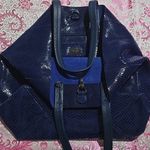 Sorial Navy Textured Backpack Blue Photo 0