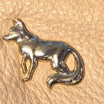 Emma Fox  Large Tan/Black Leather Gold accent Purse Photo 7