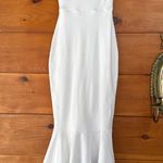 Lulus  How Much I Care Ivory Off-the-Shoulder Midi Dress Mermaid Wedding Bride S Photo 4