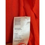 Maeve Women's Size M Orange Ruffled Button Down Blouse EUC Photo 8