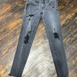 American Eagle  distressed super low rise size 0 jeggings Photo 0