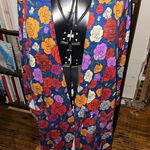 LuLaRoe multicolored rose print cozy normcore sweater coat Photo 0