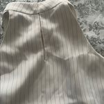 Ann Taylor  Ivory Pinstripe Blouse Photo 4