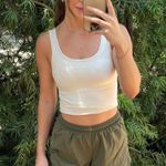 Camo green utility cargo shorts sz m Not sure the brand/ has built in underwear. Size M Photo 0