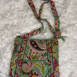 Vera Bradley  Green Paisley Print Crossbody Bag Tutti Frutti Photo 0